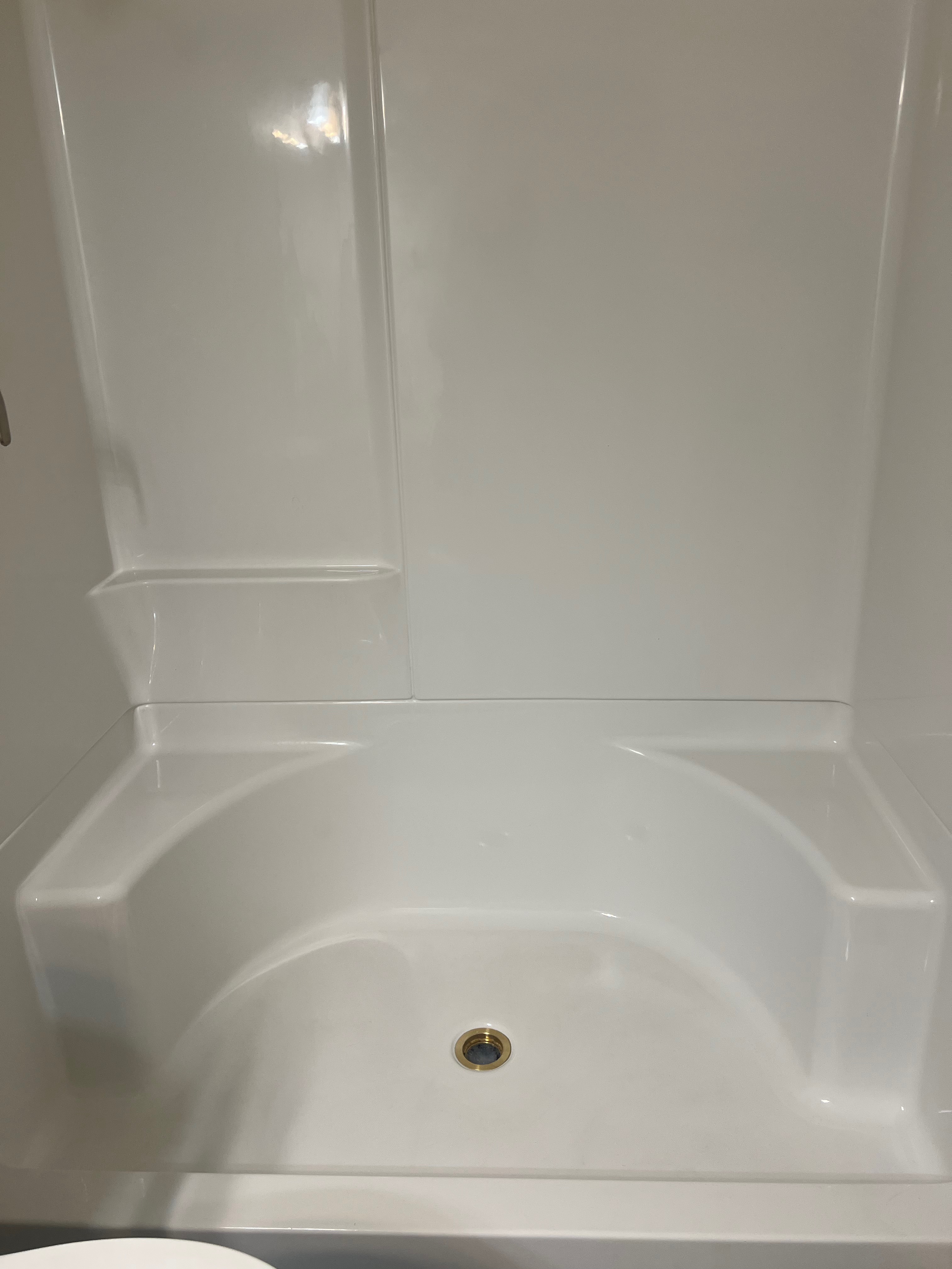After construction final cleaning - bathtub